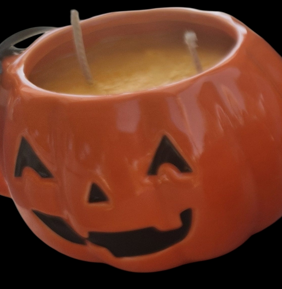Orange Pumpkin Candle , 12 Ounces